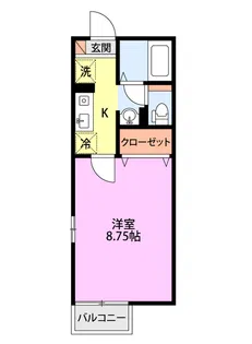 Sail-ho瑞穂【1階】の間取り