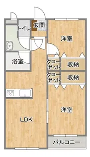 ヒーローマンション・セオ【3階】の間取り