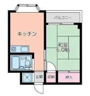 ビューハイム野川【3階】の間取り