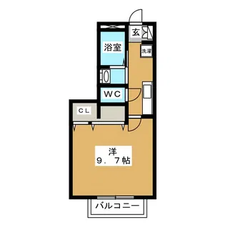 リバーサイド和光【2階】の間取り