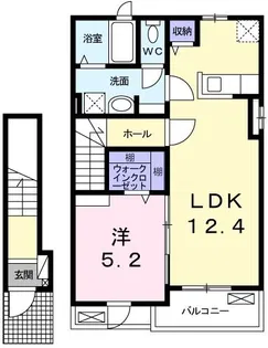ラヴィベール A【2階】の間取り