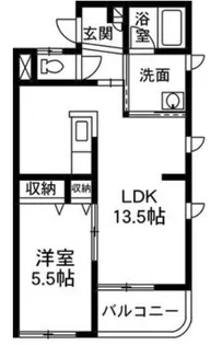 サンライフ ケンズヴィラ【1階】の間取り