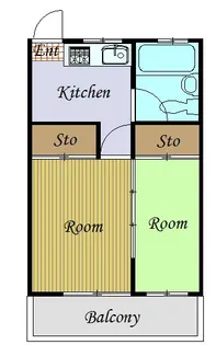 神奈川県川崎市高津区千年新町【マンション】の間取り