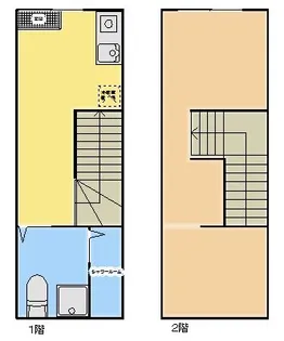 神奈川県横浜市中区黄金町2【一戸建】の間取り
