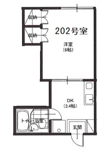 旧軽井沢館【2階】の間取り