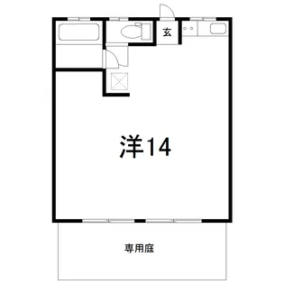 ときわ荘【1階】の間取り