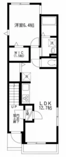 カーサ西大井【1階】の間取り