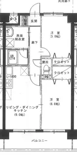 セレッソ大和田【3階】の間取り