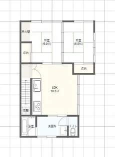 今岡住宅【2階】の間取り