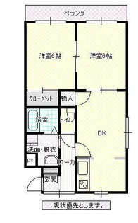 元木ジョーハイツ【1階】の間取り