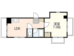 パルク西十日市【5階】の間取り