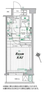 メイクスデザイン三宿【3階】の間取り