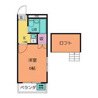 エヴァーグリーン平針【1階】の間取り