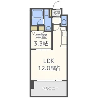 アーバネックス西長堀【5階】の間取り