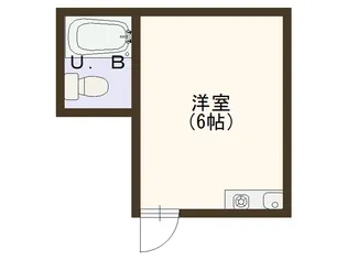 八坂ハイツ【3階】の間取り