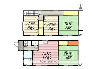 和歌山県和歌山市西小二里3【一戸建】の間取り