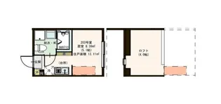 セレーネエステート千住曙【2階】の間取り