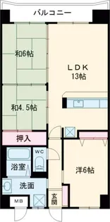ウイング御船II【2階】の間取り
