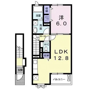 アヴニール 翔【2階】の間取り