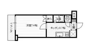 トレンティーノ【3階】の間取り