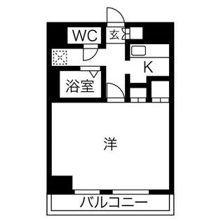 ステュディオ仙台【6階】の間取り