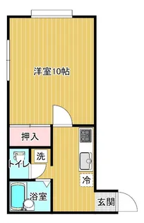 コーポきはらII【1階】の間取り