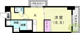 St.HILLS【2階】の間取り