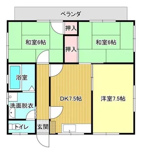 上杉ビル【3階】の間取り