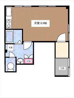 西が丘1丁目アパート【1階】の間取り
