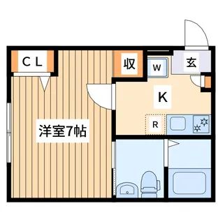 神奈川県大和市代官1【アパート】の間取り