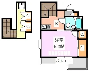 MYフラット宮堀【2階】の間取り