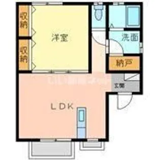 埼玉県児玉郡上里町大字嘉美【アパート】の間取り