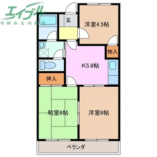 グランメールトミー【3階】の間取り