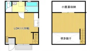 クレール助信【1階】の間取り