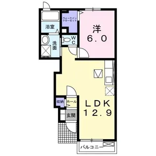 エテルノ ピアッツァ【1階】の間取り