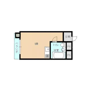皐月マンション第二大分大手町【8階】の間取り
