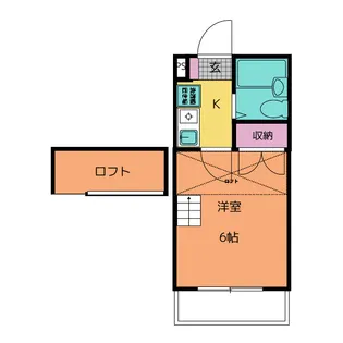ビバリーシャロン【1階】の間取り