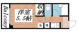 タミーハイツ本厚木【5階】の間取り