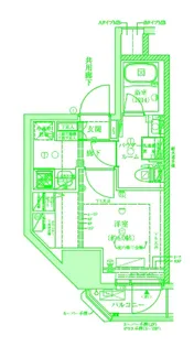 メインステージ横濱弥生町【5階】の間取り