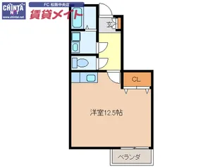 セントラルアイランド B【1階】の間取り