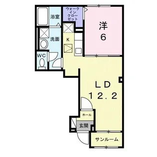 埼玉県東松山市山崎町【アパート】の間取り