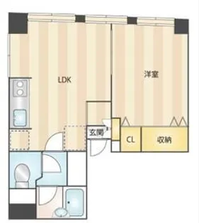 山市ビル【4階】の間取り