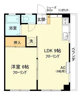 横乾ビル【2階】の間取り