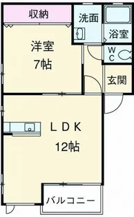ヴェルデII【1階】の間取り