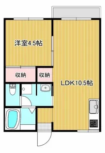 コーポ朝日【2階】の間取り