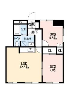 Well Misato【3階】の間取り