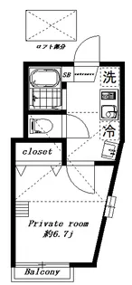 Ball casa 成城南【2階】の間取り