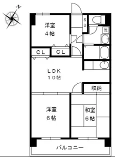 ポートアイランド坂戸【7階】の間取り