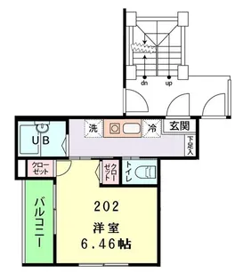 AXIS中町【2階】の間取り