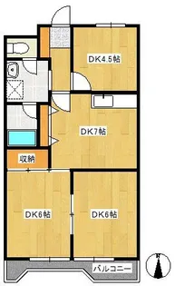SK小松川マンション【2階】の間取り